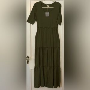 Matilda Jane Green Maxi Dress Small